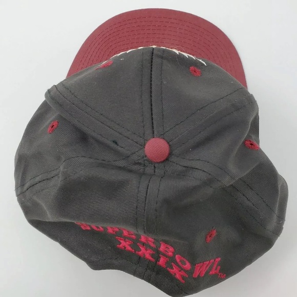 1995 Super Bowl Hat XXIX Snapback Logo 7 Cap - Picture 3 of 5